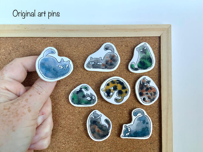 Handmade Art Pins