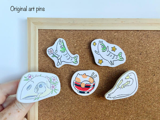 Handmade Art Pins
